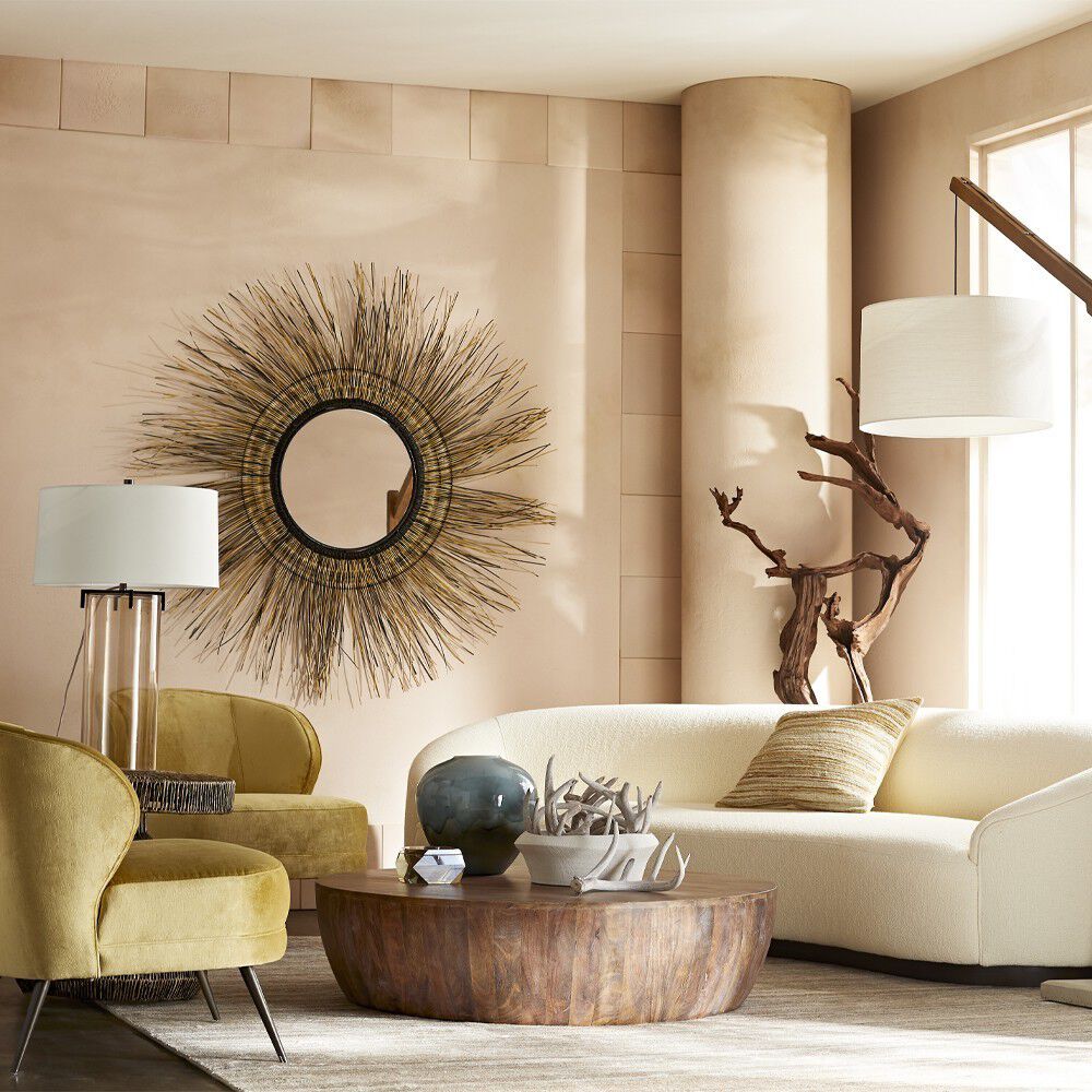 Jacob 35.5 inch Washed Tobacco Cocktail Table